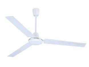 VENTILATORE BIANCO DA SOFFITO CON SELETTORE A PARETE  ø 140 cm    VINCO