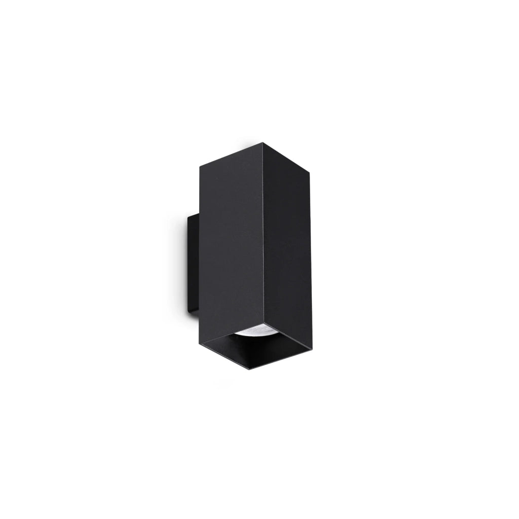 Applique Collezione LOOK 2 Luci GU10 Finitura Nero Dimmerabile Ideal Lux