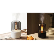 Trade Shop - Mini Umidificatore Diffusore Di Aromi 130ml Con Illuminazione A Led Usb Portatile Q-js112 -