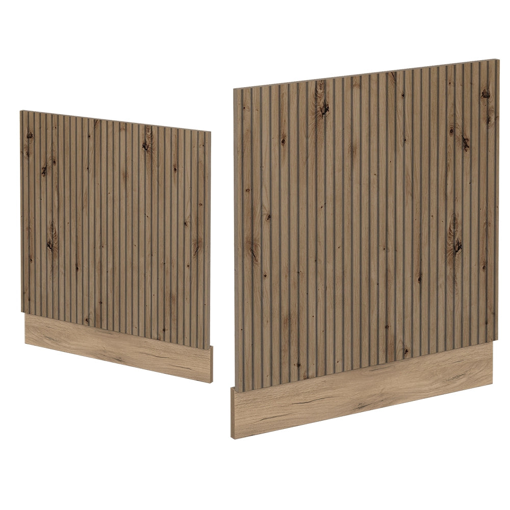 Pannello frontale R-Line Rovere artigianale/Rovere dorato 60 cm senza piano di lavoro Vicco