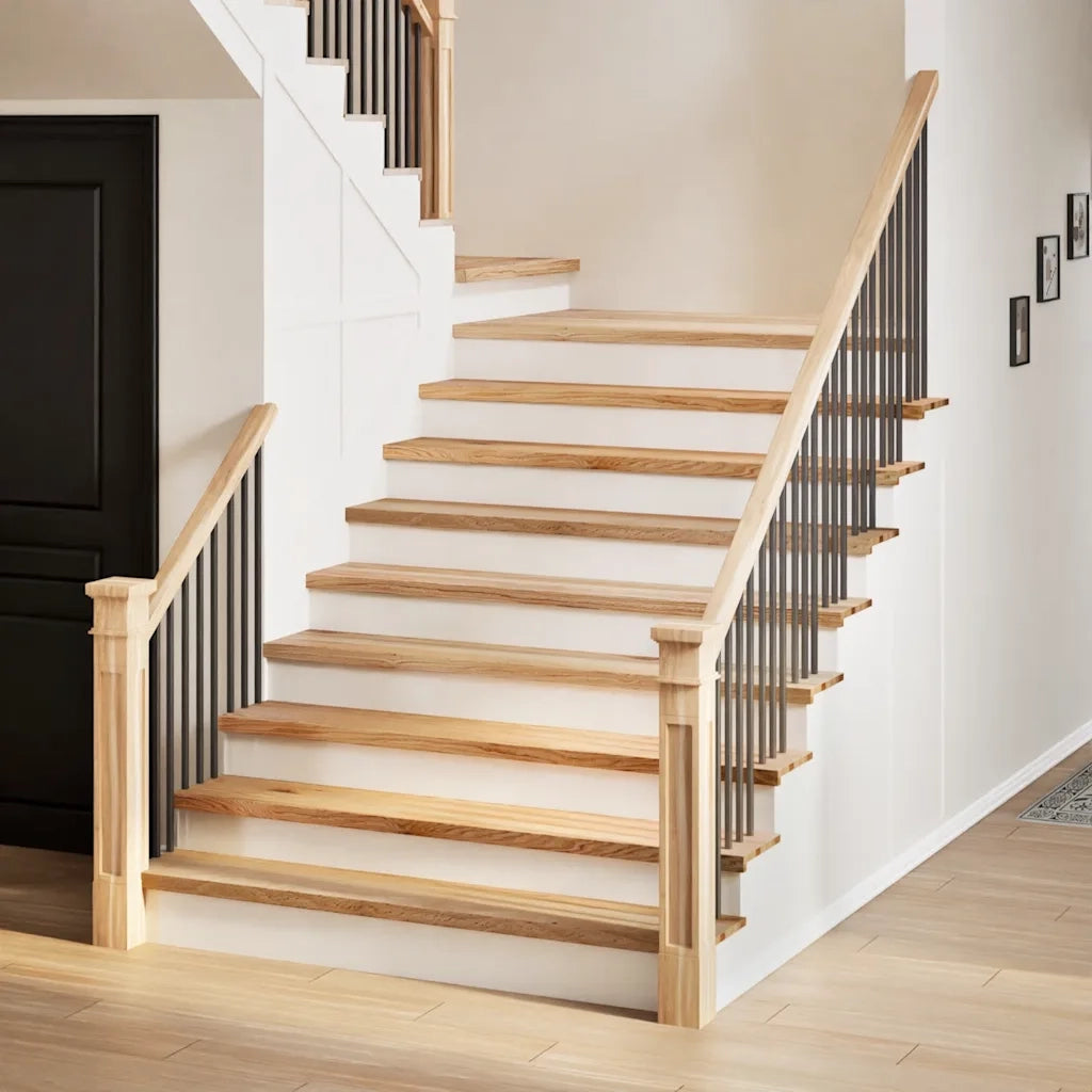 vidaXL Gradini 2 pz 110x30x2 cm in Rovere Massello Non Trattato
