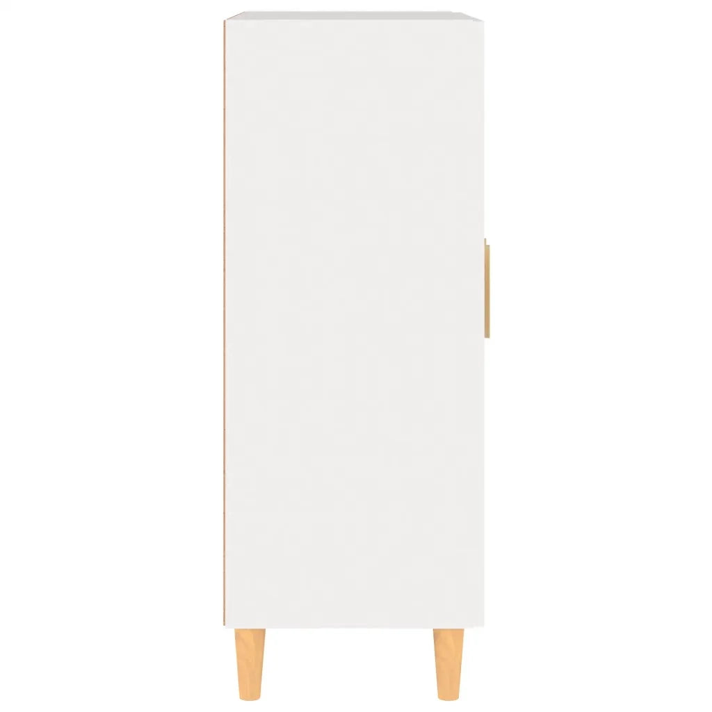 Credenza Bianca 69,5x34x90 cm in Legno Multistrato 812132