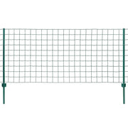 Set Recinzione Euro 20x1,2 m in Acciaio Verde