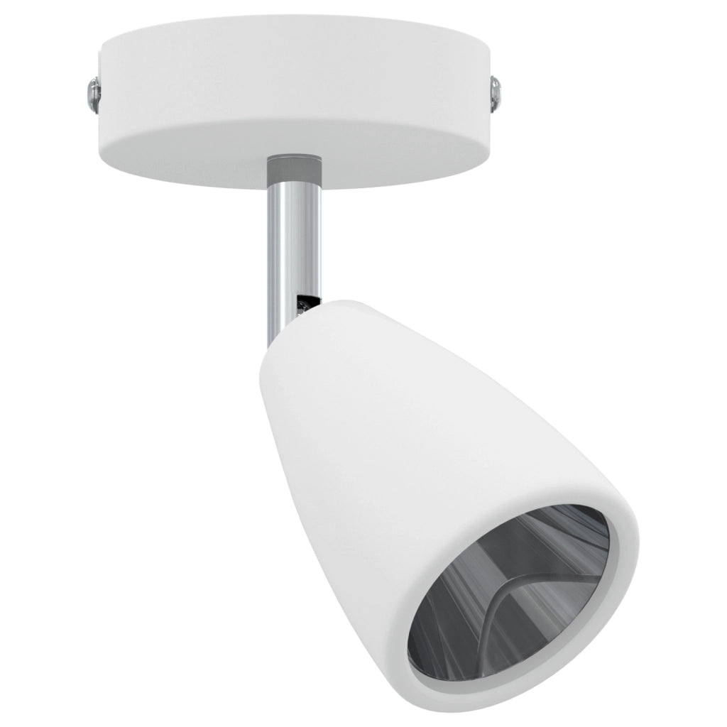 Faretto da soffitto 1 Via Regolabile Bianco GU10