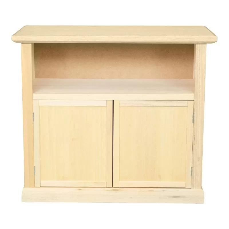 Porta tv 2 porte legno grezzo 84x40,5x75 - Mobili 2G