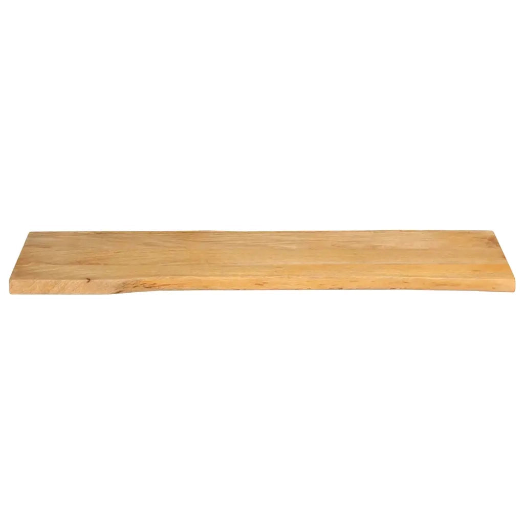vidaXL Piano Tavolo 140x40x2,5 cm Bordi Vivi in Legno Massello Mango