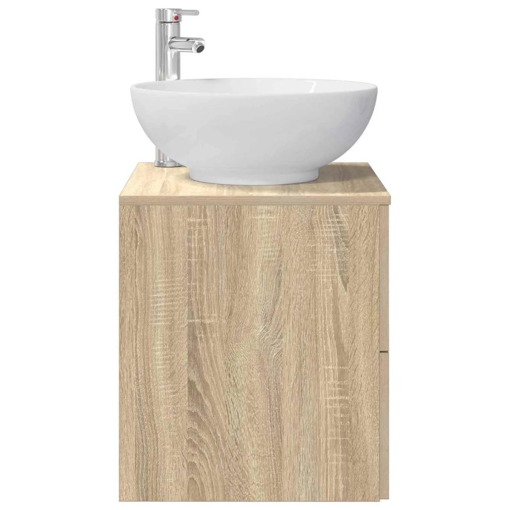 Mobile Lavabo da Parete Rovere Sonoma 49,5 x 44,5 x 66,5 cm 890304