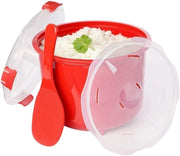 Cottura Riso - Rosso - 2,6L - BPA libero - Microonde