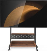 Sedia TV con ruote 1,4m con piede in legno per televisori da 40-55 65 75 85 pollici