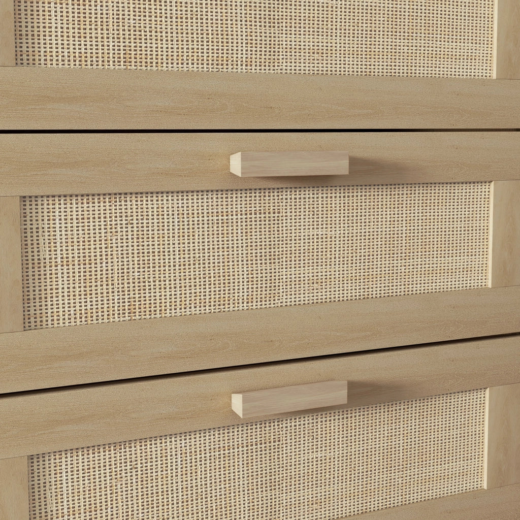 Cassettiera con 6 Cassetti ¨C Minimal ¨C 110x40x75 cm Legno Rovere