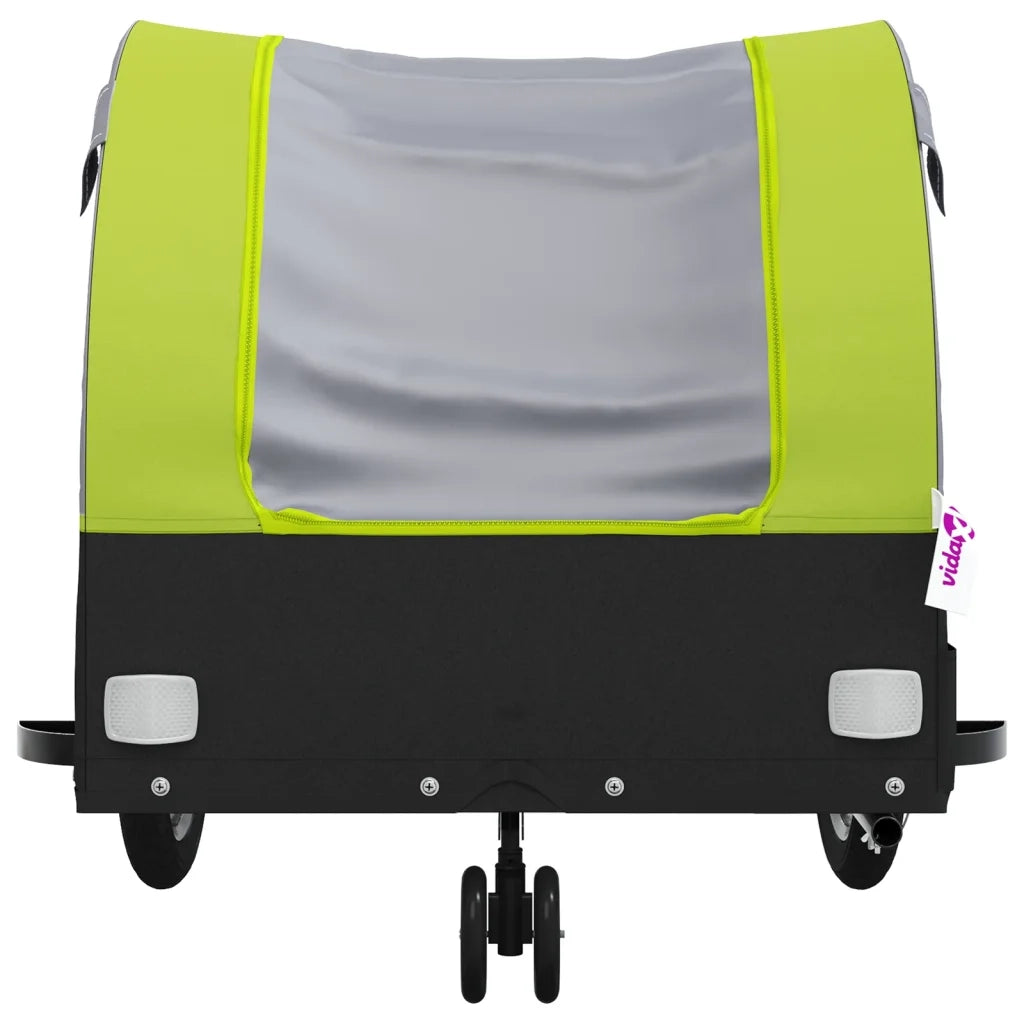 Rimorchio da Bici Nero e Verde 30 kg in Ferro CFW9387969