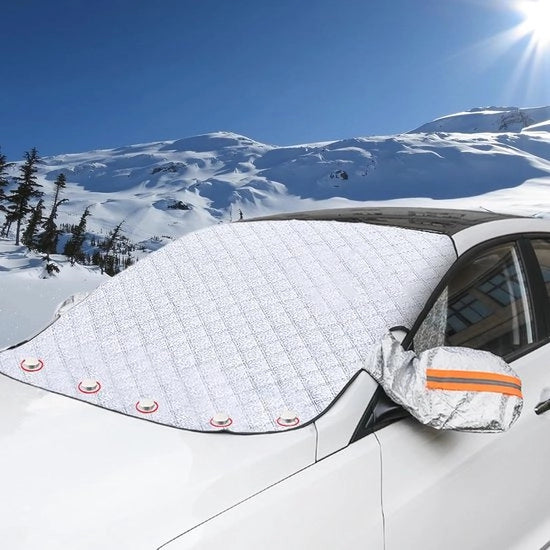 Sistema di Protezione per Parabrezza Magnetico - Protezione da Sole, Neve e Ghiaccio
