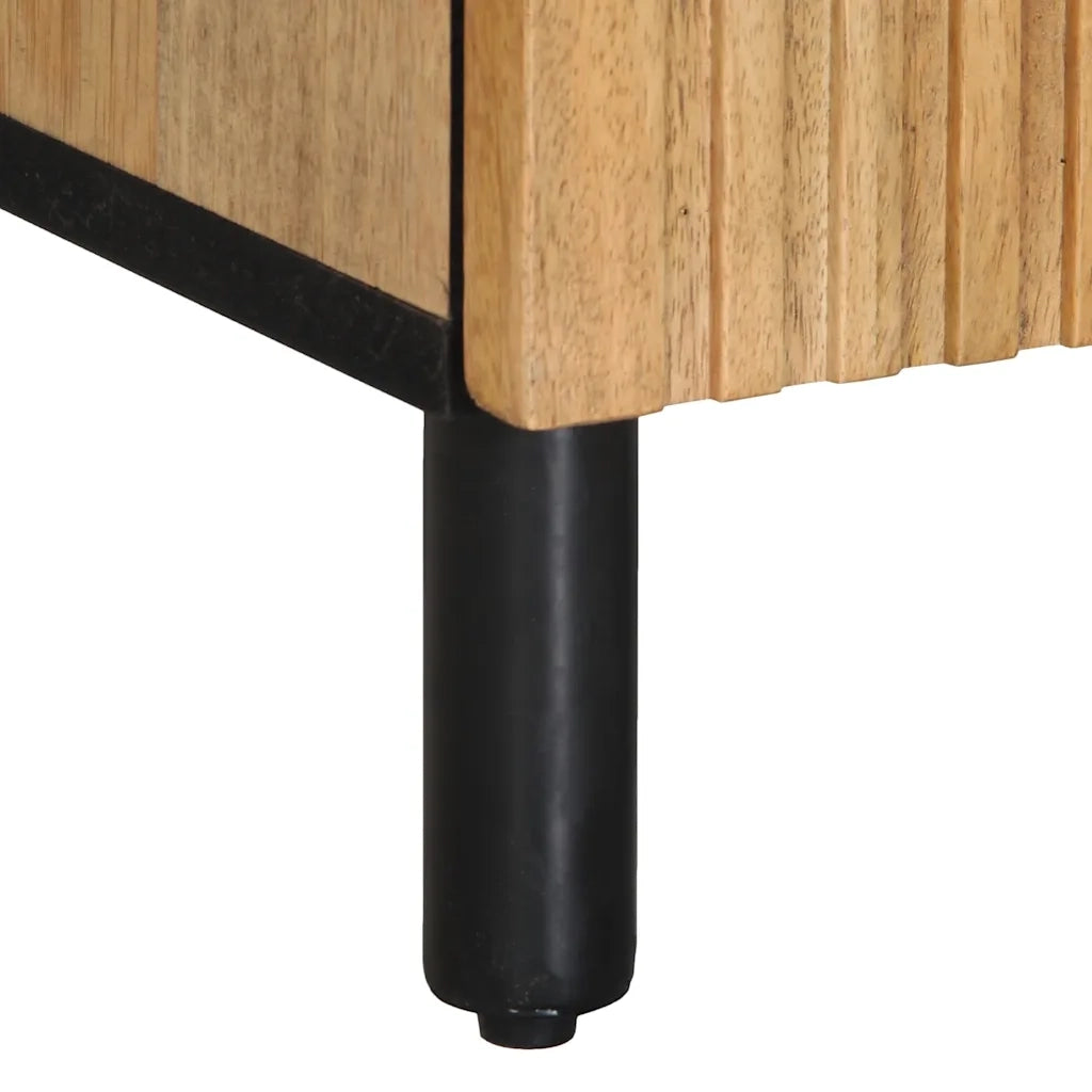 Mobiletto da Bagno Marrone 38x33,5x58 cm Legno di Mango 4017741