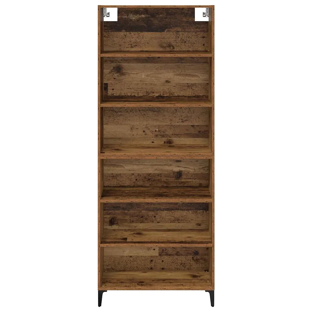 Credenza | Madia | Buffet da pranzo | Armadio da pranzo Legno vecchio 69,5 x 34 x 180 cm Legno multistrato