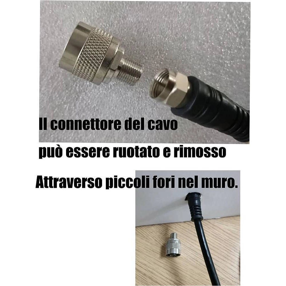 Trade Shop - Set Amplificatore Segnale Cellulare 2g 3g 4g Lte 900 1800 2100 Mhz Dcs Wcdma Gsm -