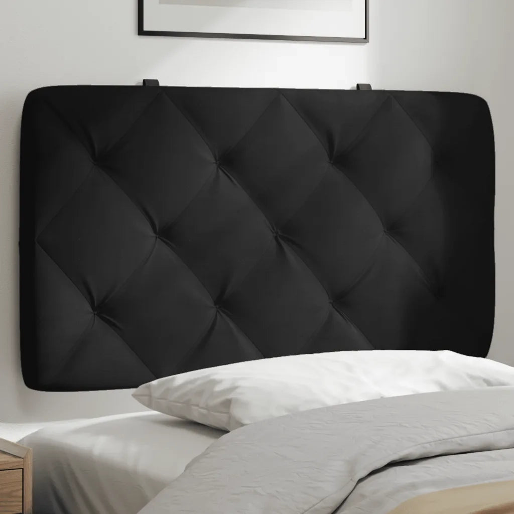 Cuscino Testiera Nero 90 cm in Velluto CFW1626346