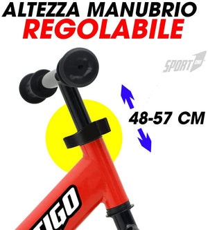 Bicicletta Senza Pedali 2 Anni Bici Senza Pedali 1 anno 2 Anni 3 Anni Equilibrio Prima Bike Balance 2 Ruote Bambino Rego