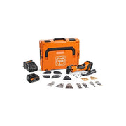 FEIN 71293861000 Multimaster AMM 500 Plus Top Utensile Multifunzione a Batteria 18V con Attacco StarlockPlus 2 Batterie 4Ah e Caricabatteria GAL 1880 AS colore Nero