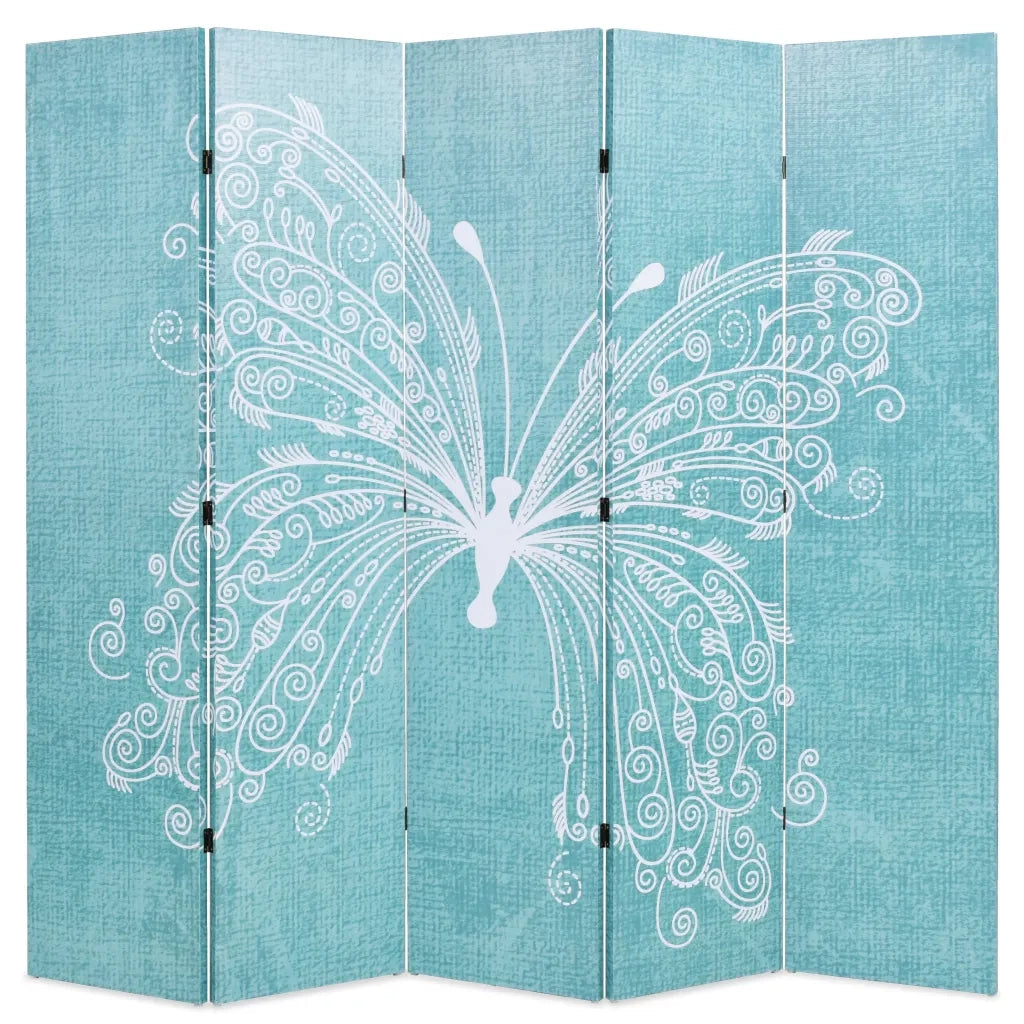 Paravento Pieghevole 200x170 cm Stampa Farfalla Blu cod mxl 61859