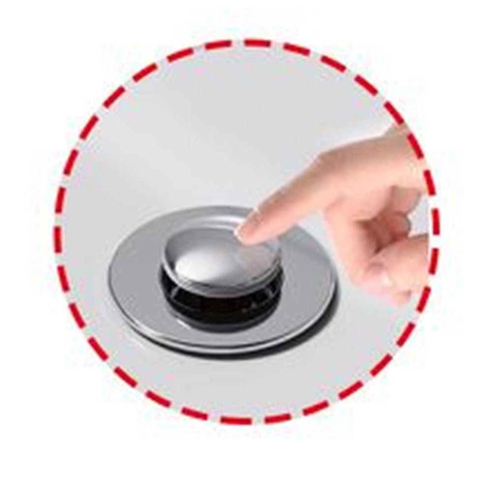 Trade Shop - Tappo Per Lavandino Pop Up Di Scarico Filtro Universale Bagno Cucina Lavabo Lavello 87337 -
