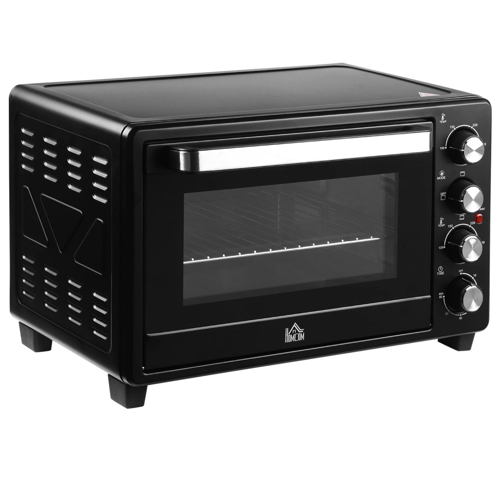 Forno Elettrico da Tavolo 32L 1600W ¨C Xylo ¨C 3 Modalit¨¤ Calore Timer Temperatura Regolabile 52x38x34cm Nero
