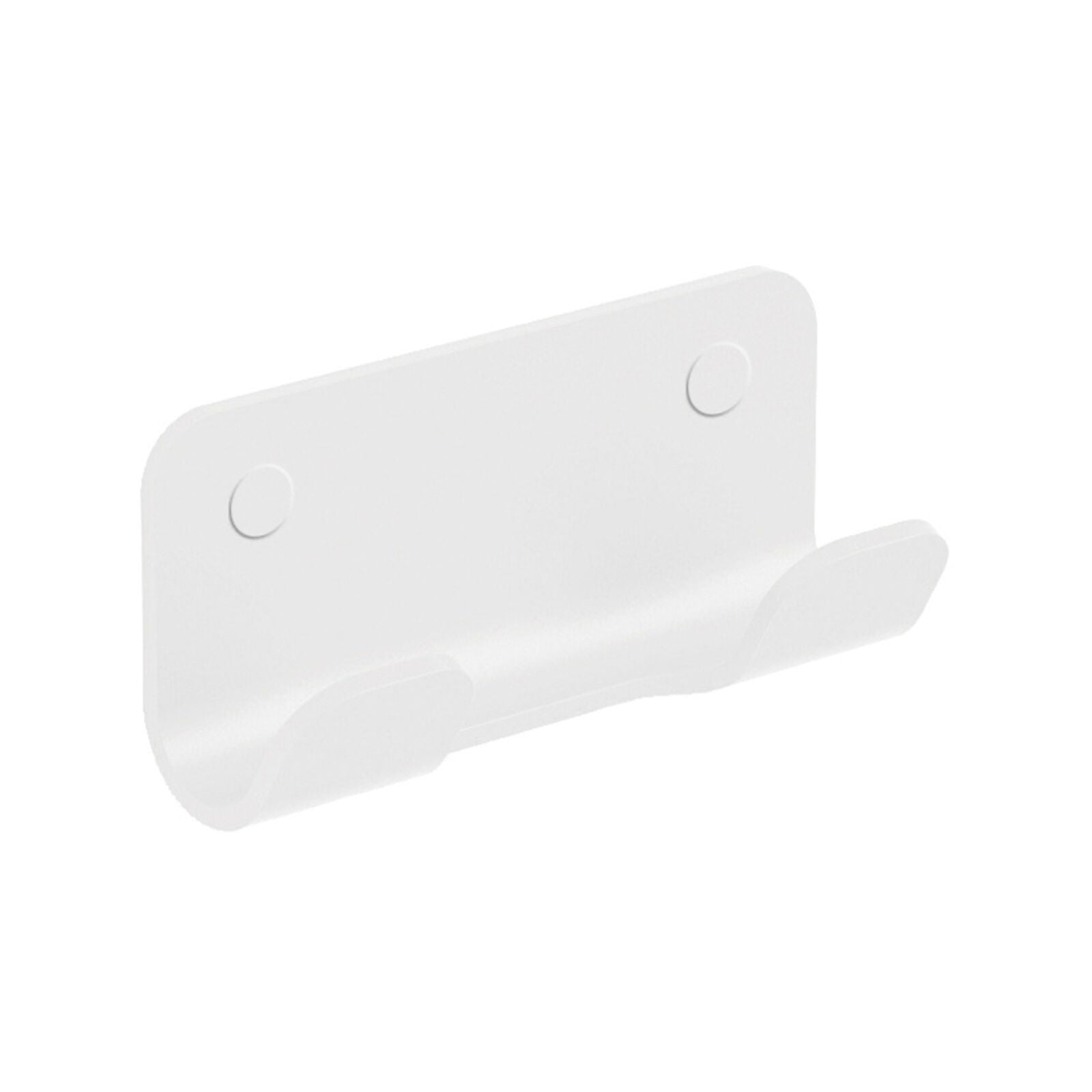 Lineabeta - Appendiabiti doppio Saeta in alluminio bianco