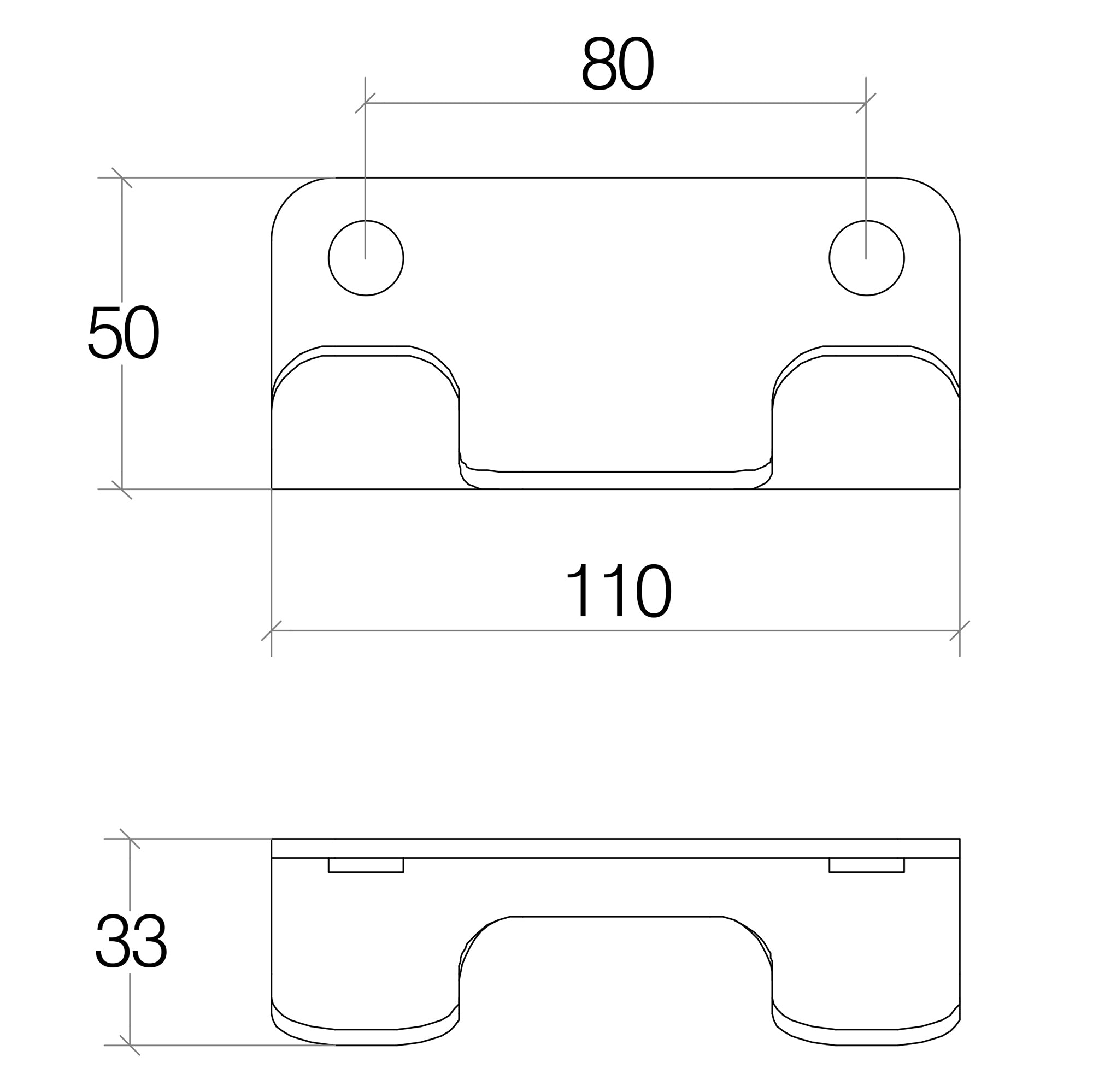 Lineabeta - Appendiabiti doppio Saeta in alluminio verde salvia opaco