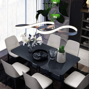 Lampada a sospensione ZMH LED bianca moderna dimmerabile 47W per sala da pranzo