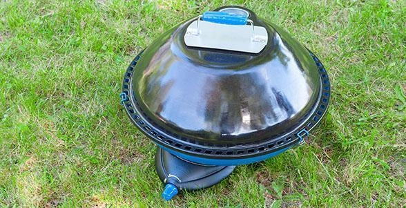Campingaz 2000025698 Party Grill 600 R Barbecue da Campeggio a Gas 4000 W Piastra Antiaderente Accensione Piezoelettrica colore Nero