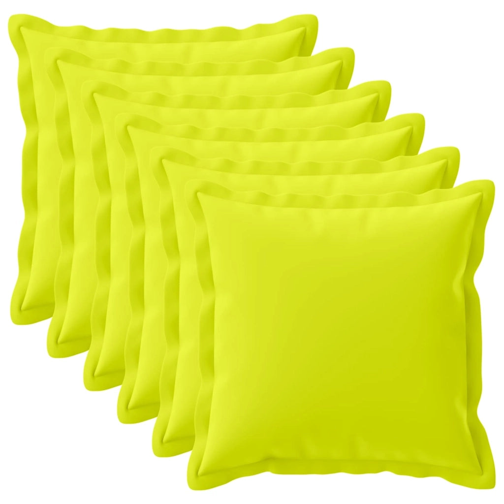 Federa 6 pcs HOUTEN Verde brillante. 70 x 70 cm Poliestere 921408
