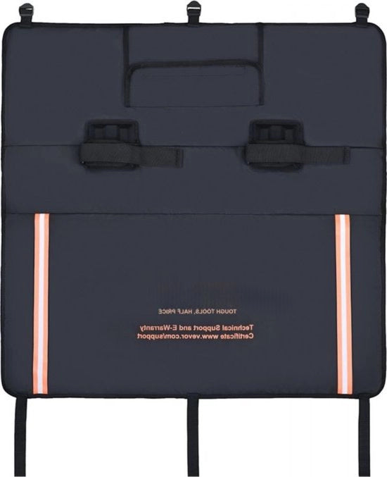 Cuscino di Rimbalzo per Pick-Up - 84 CM - Per 2 Biciclette - Strisce di Riflessione - Nero
