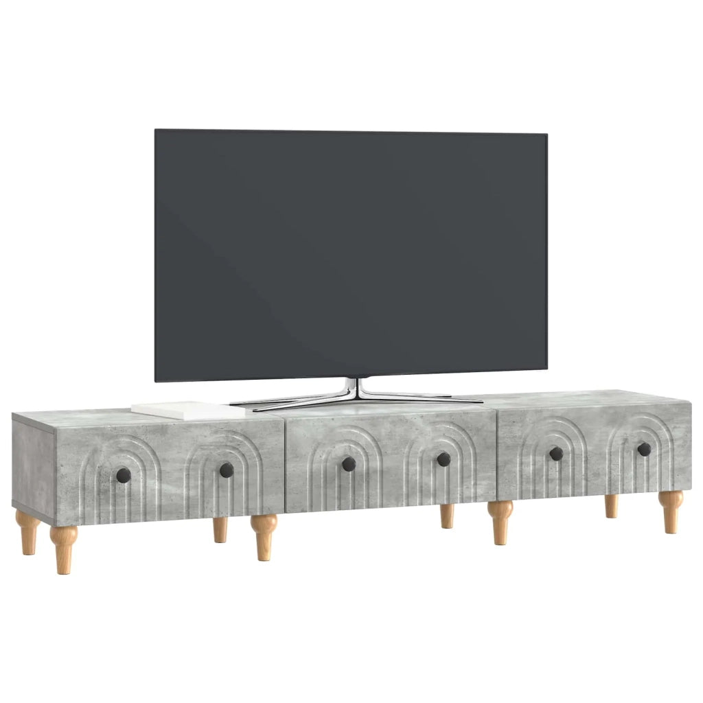 Mobile TV con cassetto Grigio Cemento 147 x 34,5 x 30 cm