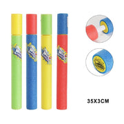 Trade Shop - Pistola Ad Acqua 35x3 Cm Tubo Sparatutto In Schiuma Gioco Estivo Spiaggia 605472 -