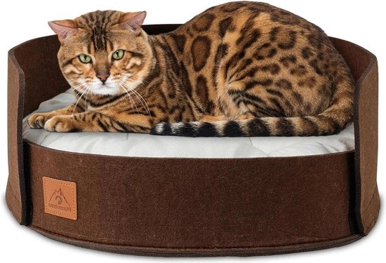 Letti per gatti - Posto di riposo Relaxante Duraturo Facile da pulire - Cuscino per gatti marrone 

(Nota: Ho mantenuto il colore "marrone" poiché è una caratteristica del prodotto)