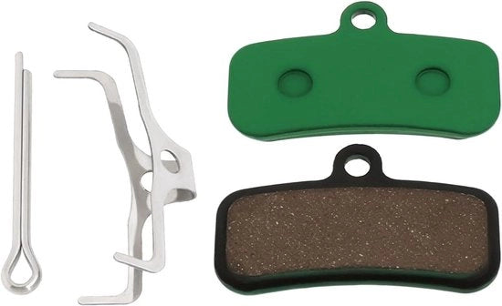 Blocchi freno ceramici per biciclette - compatibili con Shimano e Tektro, modello compatibile con Dorado 4P HD-E72 (colore verde)