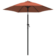 Ombrellone 200 x 211 cm alluminio terracotta 02_0008731
