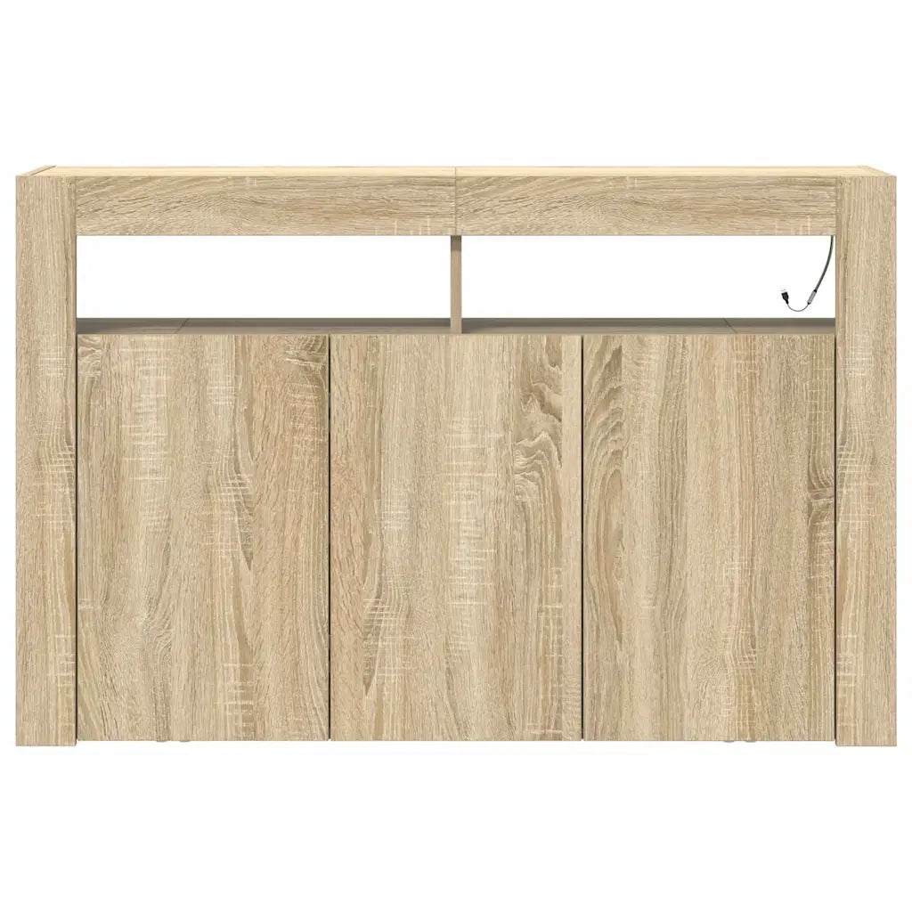 Credenza-Buffet-Armadio da cucina Rovere Sonoma 116 x 30 x 75 cm Legno multistrato