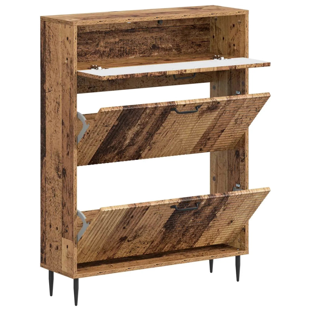 Mobile per scarpe HAARLEM 78 x 24 x 103 cm Legno ingegnerizzato 896883