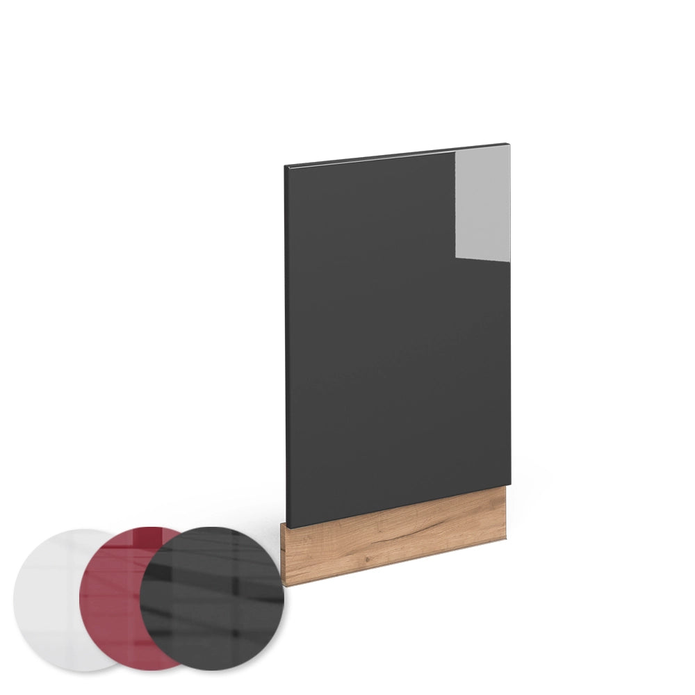 Pannello frontale Fame-Line Antracite lucido/Rovere dorato 45 cm, PL Marmo Vicco