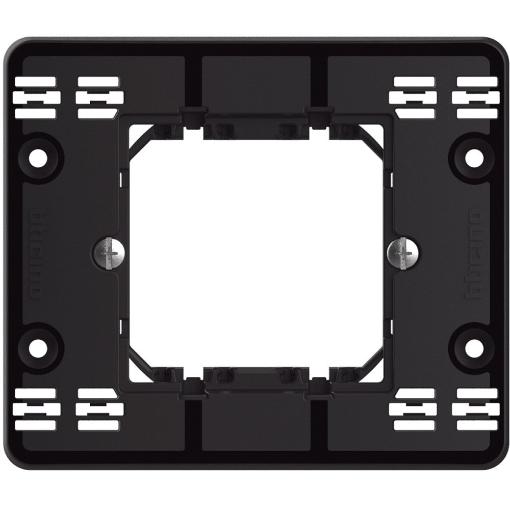 Supporto Bticino MatixGO 2 moduli fissaggio viti J4702