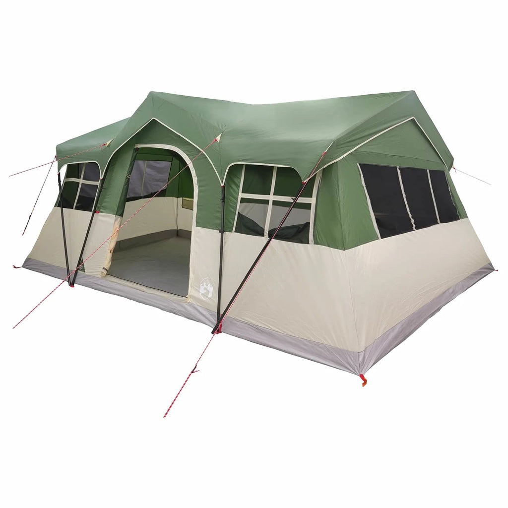 Tenda Familiare Verde 487 x 340 x 216 cm Poliestere e Acciaio 42028673