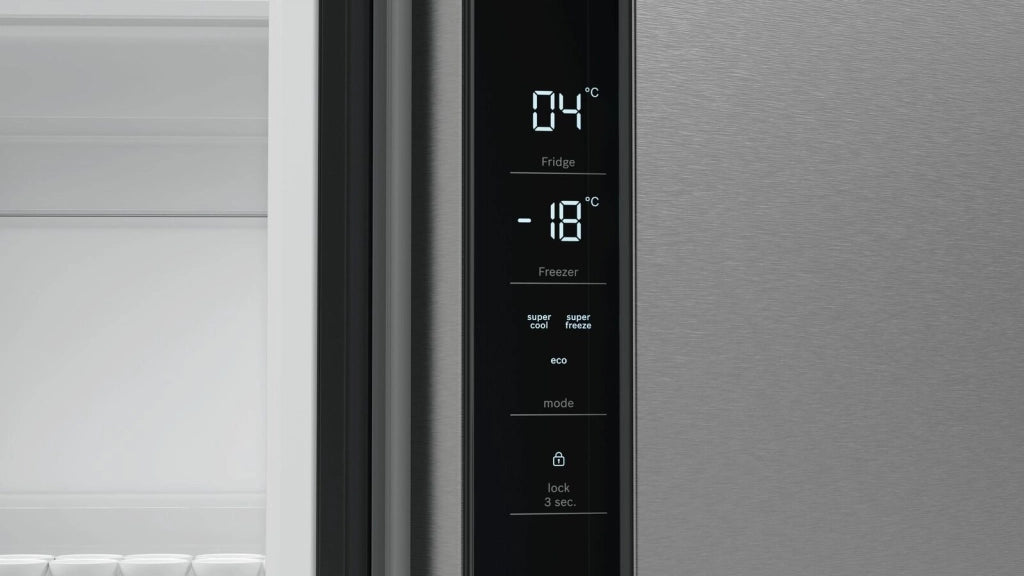 Bosch Serie 4 KFN96VPEA Frigorifero multidoor da libera installazione 183 x 90.5 cm Acciaio spazzolato anti-impronta Classe E