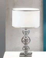 LUME GRANDE TEBE FUME'  E CROMO 1 LUCE ATTACCO E27 D.35CM
