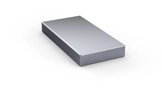 25 pezzi di magnete potenza neodymium - argento - magneti 8x4x3mm extra forti rettangolari - attrito di 0,9 kg - magneti forti super magneti - magneti mini per lavagna magnetica strisce magnetiche officina