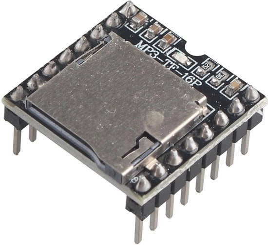 Modulo MP3 DFPlayer Mini - 24-bit - Supporto per schede TF - Formato compatto - Adatto per Arduino Raspberry Pi - Facile da configurare
