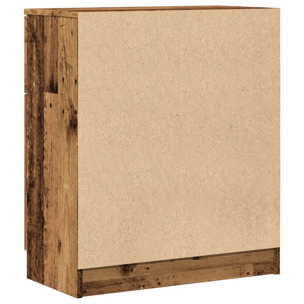 Buffet credenza cassettiera armadio mobile contenitore organizer cucina soggiorno salotto legno vecchio 60 x 30 x 70 cm legno ingegnerizzato marrone 02_0036605