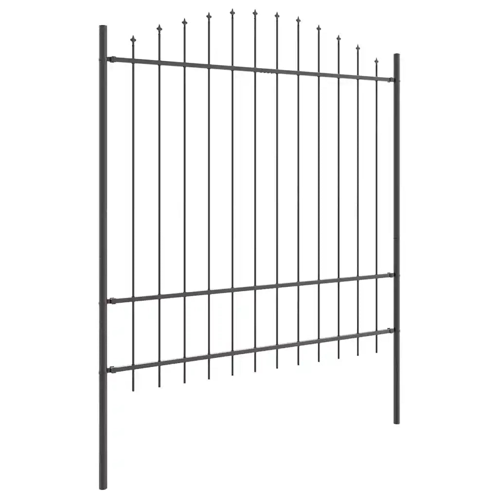 Recinzione per Giardino 5 pcs Grigio 170 x 215 cm