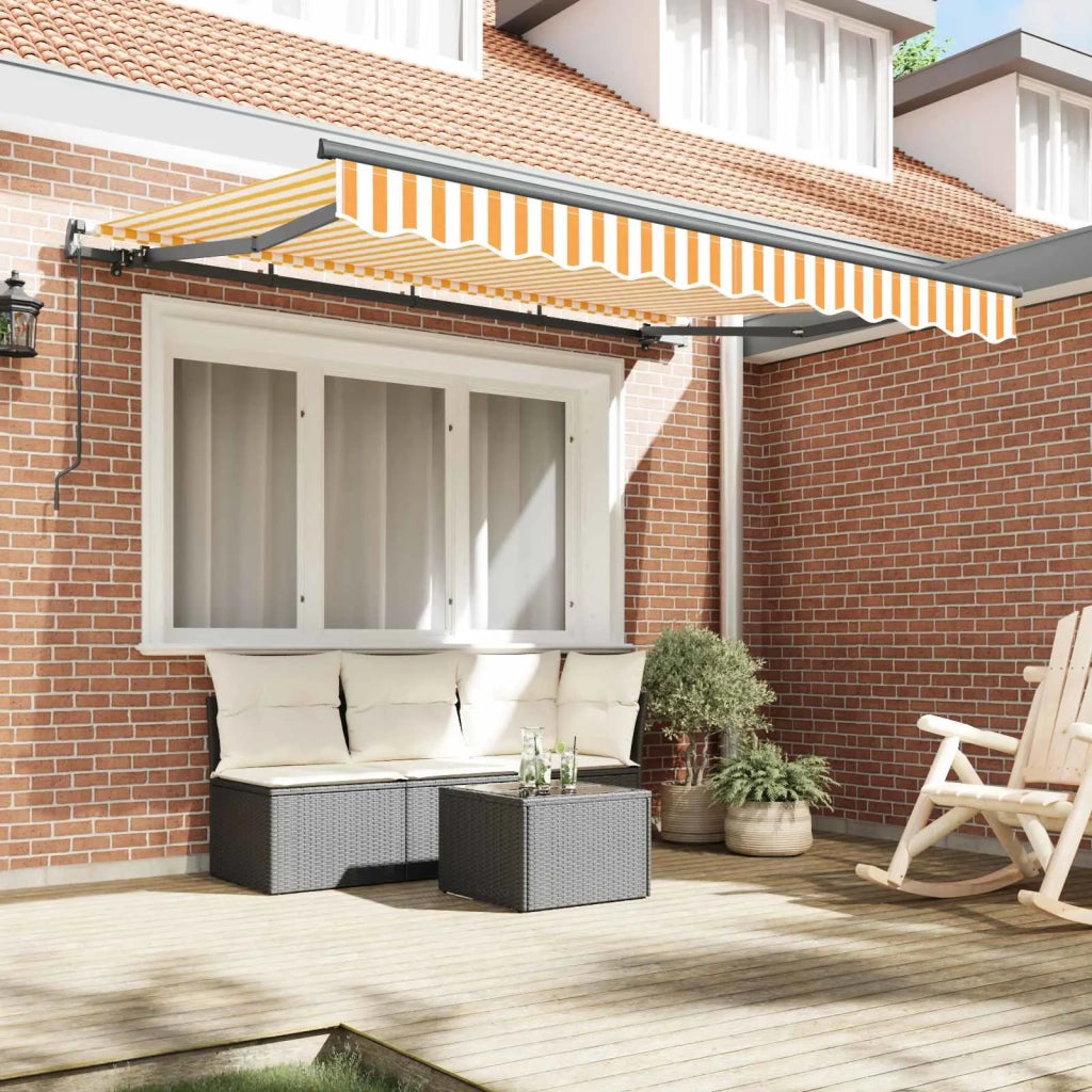 Tenda Retrattile Giallo 250 x 200 cm Tessuto 3329364