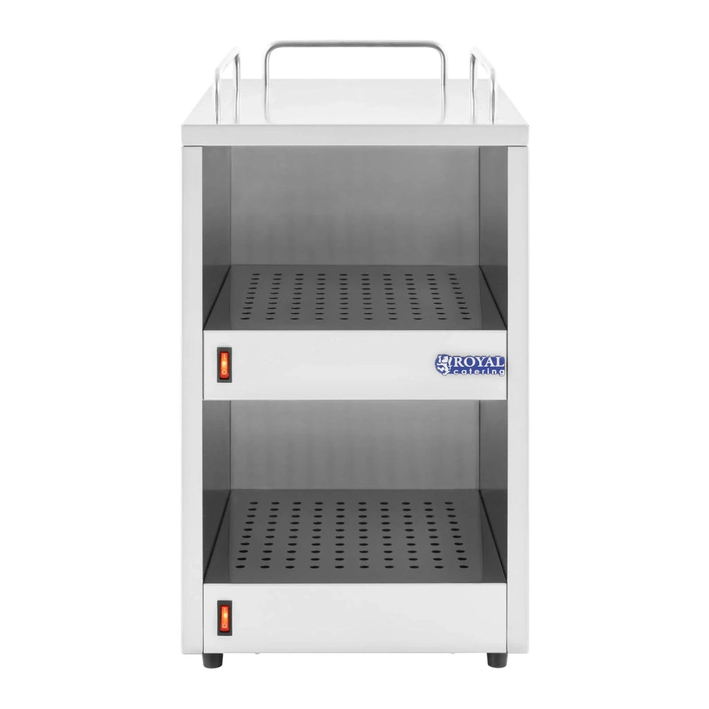 Scalda tazze elettrico professionale per caffè fino a 72 tazze 2 ripiani 55°C (dimensioni: 32 x 32 x 56 cm potenza: 140 W può contenere fino a 72 tazze) 14_0004269