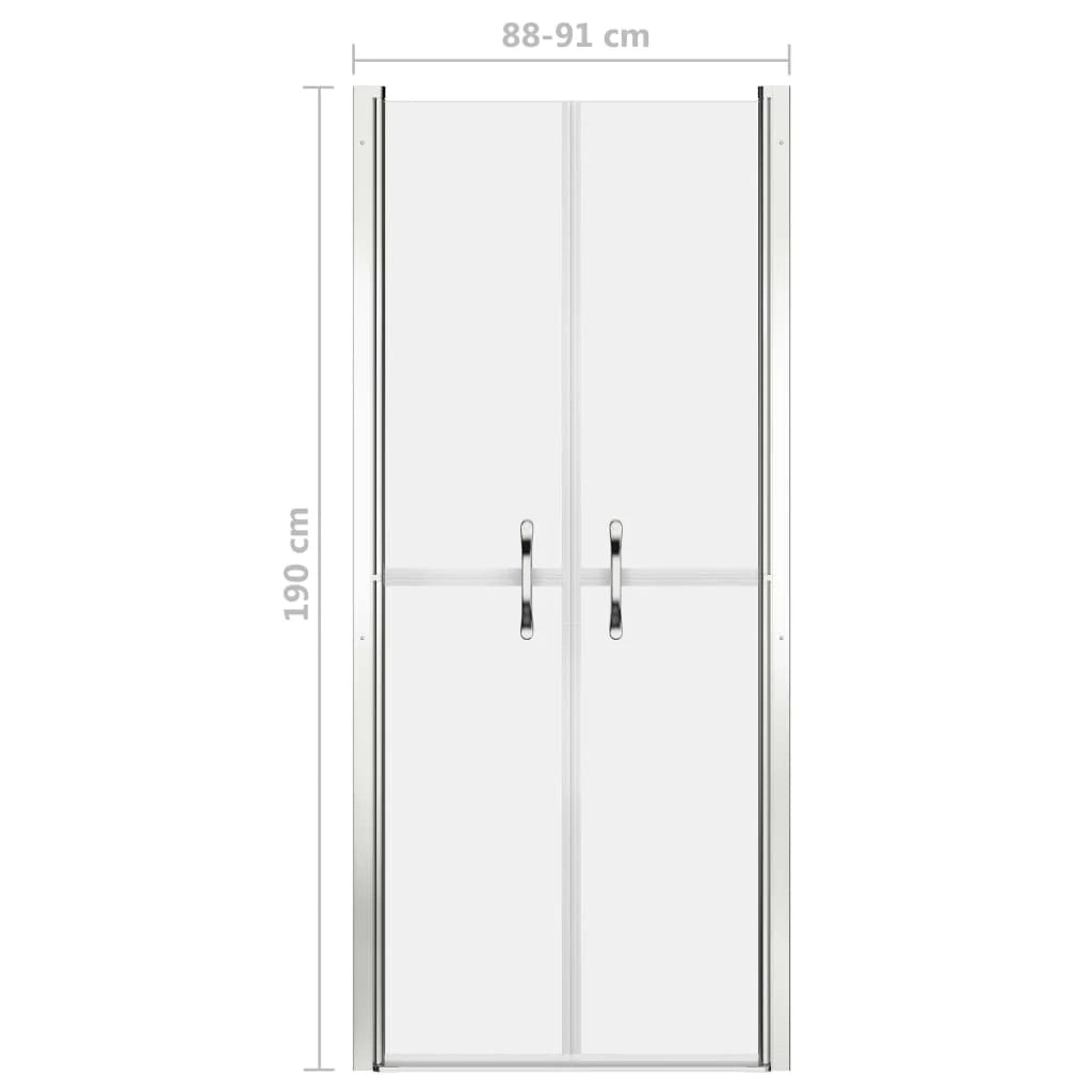 Porta doccia per bagno WC cabina doccia interno casa ESG 91x190 cm satinato 02_0002002